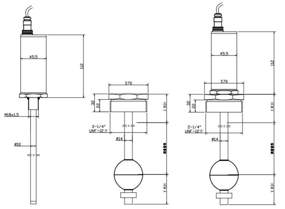 HDM-F 系列中央空调专用型磁致伸缩麻豆传媒app下载官网ios传感器