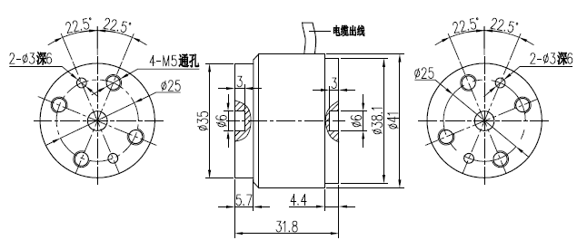 扭矩传感器尺寸